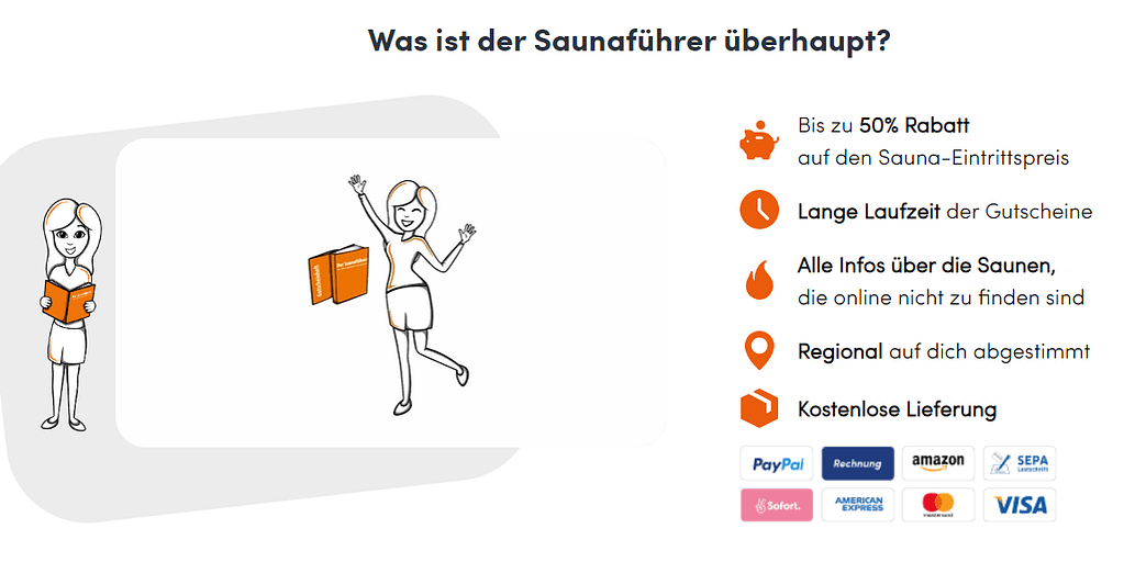 Was ist der Saunaführer - Rabattbuch und alle Saunen in Deiner Region