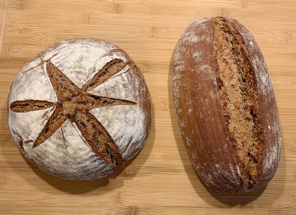 Roggenmischbrot mit Sauerteig
