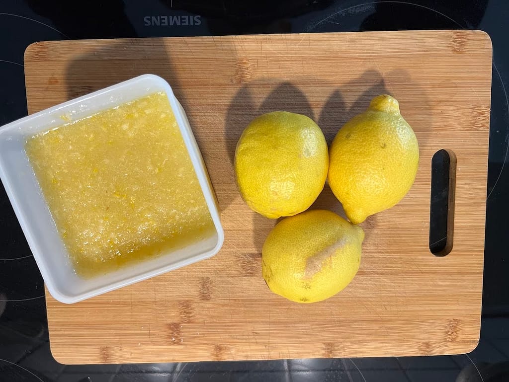 Zitronenschalenpaste selbst gemacht