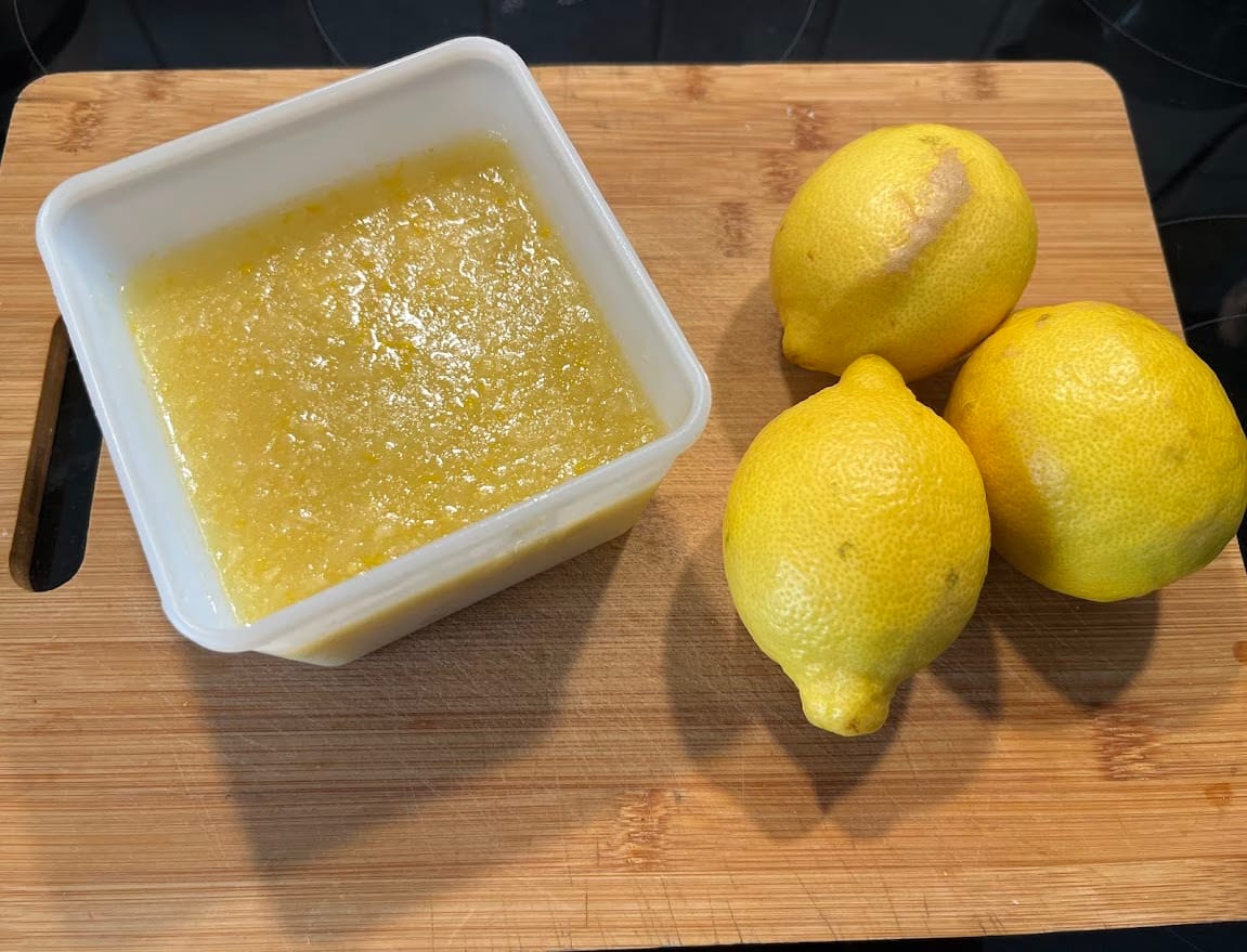 Zitronenschalenpaste selbst gemacht