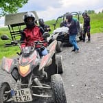 Knut auf dem Quad