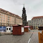 Der abgebaute Weihnachtsmarkt