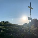 Sonnenaufgang auf der Brechersoitz