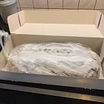 Christstollen fertig für das Lagern