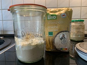 Auch in Geschäften und Supermärkten findet man Sauerteig im Regal. Mal in Pulverform, mal als Teig. In der Regel handelt es sich allerdings um "toten" Sauerteig, in dem es keine aktiven Mikroorganismen mehr gibt.