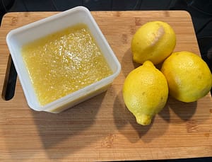 Zitronenschalenpaste selbst gemacht