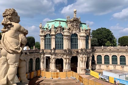 Knut's Bilder des Monats September 2021 7 Zwinger-Baustelle
