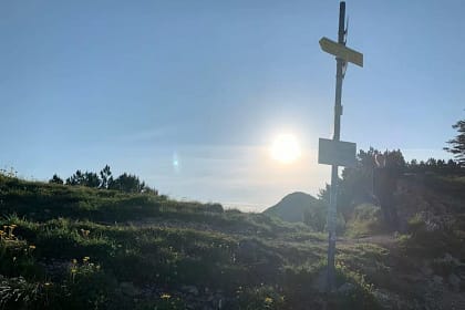 Sonnenaufgang auf der Brechersoitz