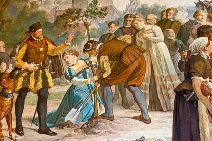 Die mythologische Bedeutung des Apfelbaums - Schon seit vor Antiker Zeit wird der Apfel gern gegessen. In zahlreichen Erzählungen steht der Apfel aber auch als mythologisches Symbol gleichzeitig für das Unsterblichkeitsversprechen und für Zwietracht. Schuld und Unschuld.