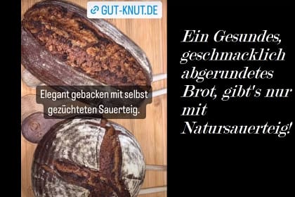 Was ist gutes Brot? Meine Antwort! 15 Was ist gutes Brot.? Ein Gesundes, geschmacklich abgerundetes Brot gibt's nur mit Natursauerteig!