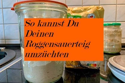 So kannst Du Deinen Roggensauerteig umzüchten