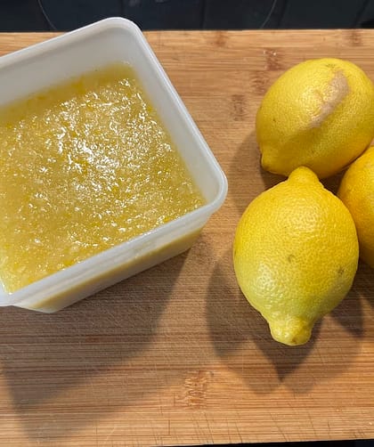 Zitronenschalenpaste selbst gemacht 3 Zitronenschalenpaste selbst gemacht