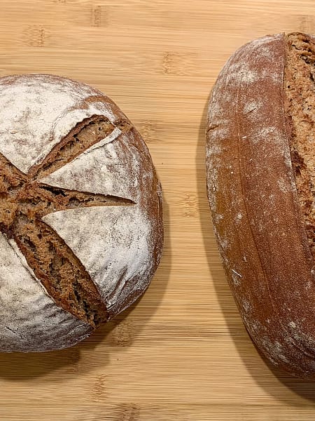 Roggenmischbrot mit Sauerteig