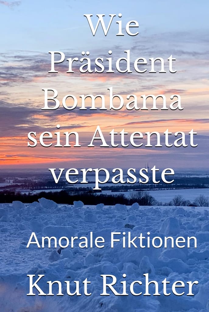 Der Eine oder Andere wird sich fragen, was das ganze mit diesem Buch soll. Denn im Buch "Wie Präsident Bombama sein Attentat verpasste: Amorale Fiktionen"; geht es gar nicht ums backen von Brot und Stollen. Aber wie ich in meiner kurzen Biographie hier schreibe, habe ich ja einige Jahre lang einen anderen BLOG betrieben, auf dem es eher um die Fragen der Zeit ging. Dieses Buch ist die Quintessence aus diesem BLOG.Oder anders ausgedrückt: Das ist das, was ich an Gedanken davon für überlebenswert erachtet habe. Nicht mehr, aber auch nicht weniger.