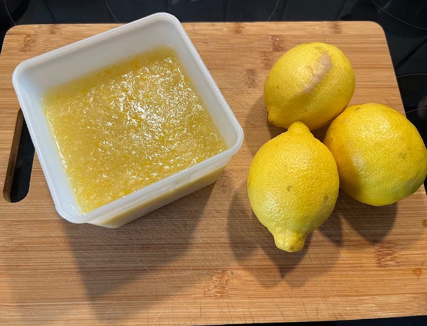 Zitronenschalenpaste selbst gemacht