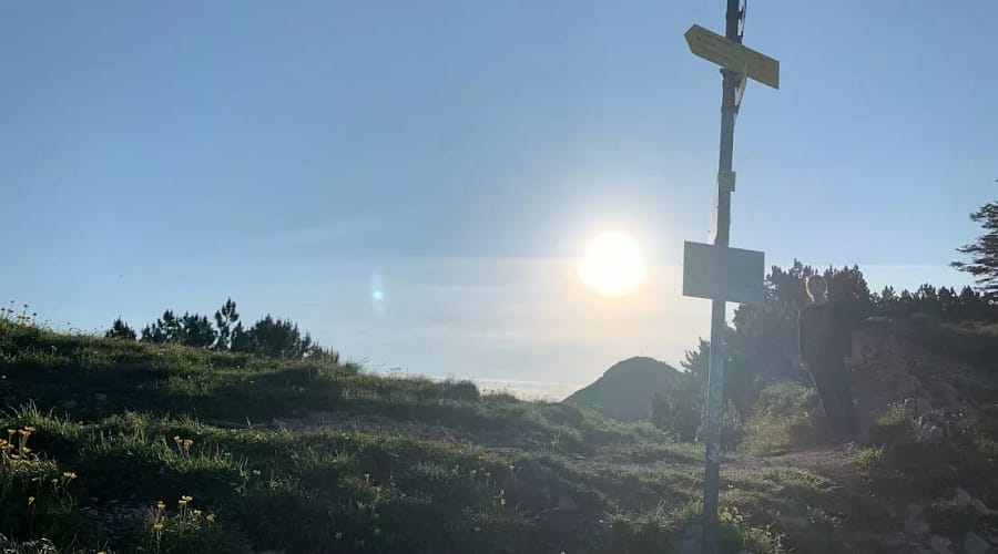 Sonnenaufgang auf der Brechersoitz