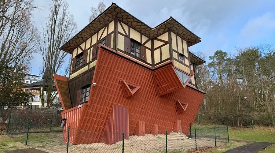 Das Haus auf dem Kopf in Swinemünde