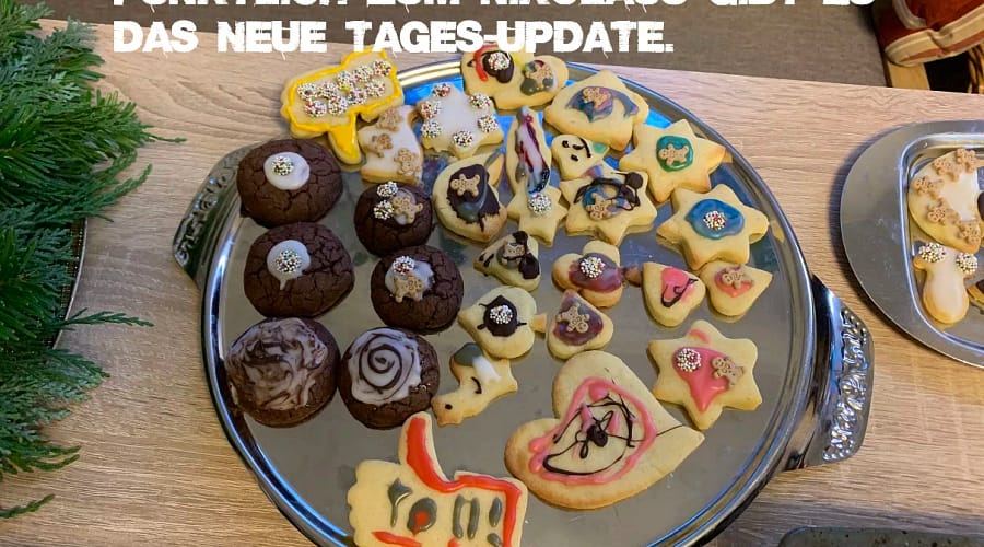 Heute, pünktlich zum Nikolaus, gibt es das NEUE TAGES-UPDATE Was vom Tag so übrig bleibt Gutscheine Trends und News von Gut-Knut