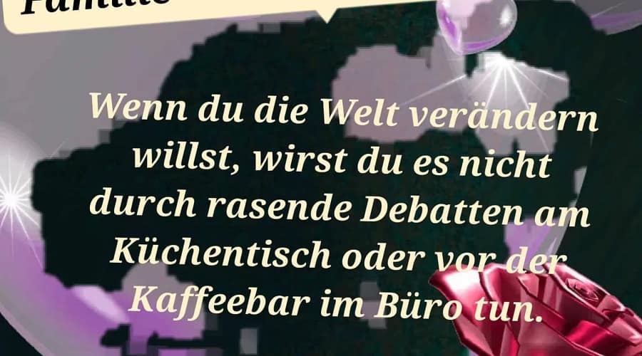 Politische Debatte und Familie: Wie wir uns schützen 1 Politische Debatte und Familie