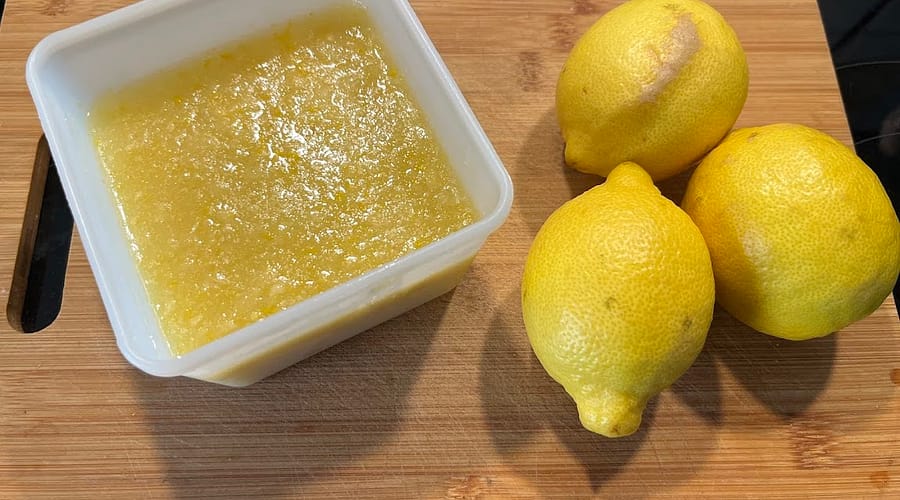 Zitronenschalenpaste selbst gemacht 1 Zitronenschalenpaste selbst gemacht