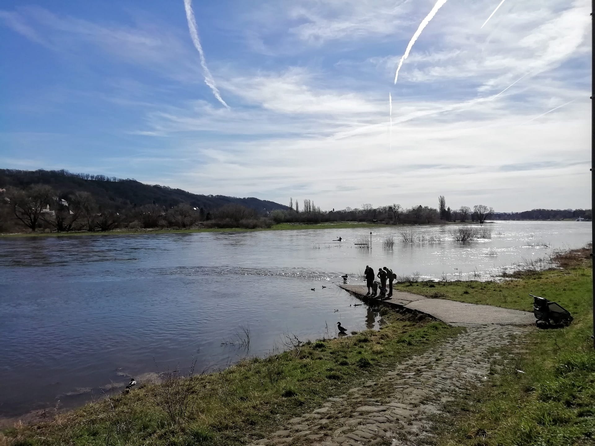Bildergalerie die Elbe am Laubegaster Ufer 3 Abendstimmung am Laubegaster Ufer
