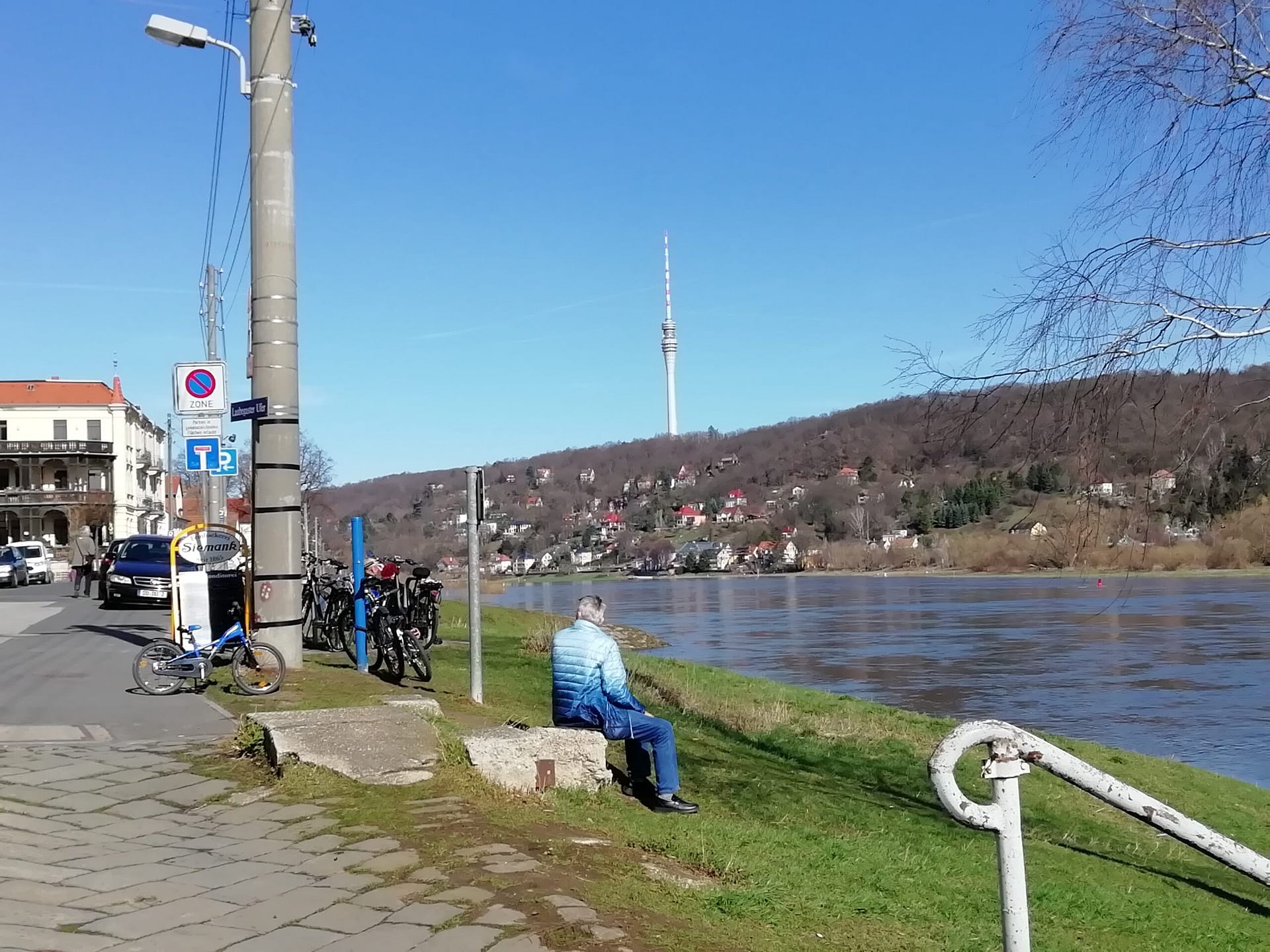 Bildergalerie die Elbe am Laubegaster Ufer 7 Ausruhen an der Elbe