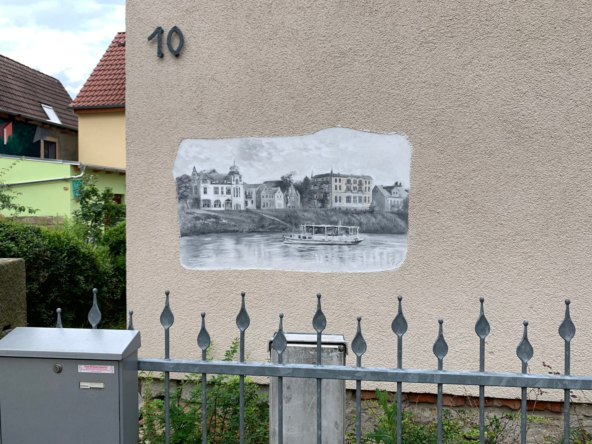 Bildergalerie die Elbe am Laubegaster Ufer 33 Wandbild in der Fährstraße