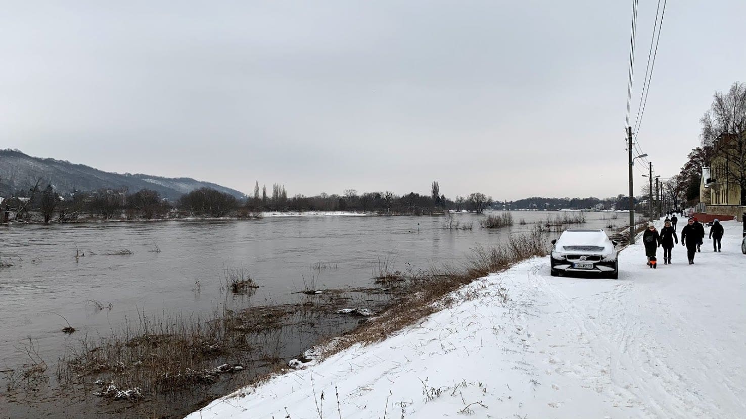Bildergalerie die Elbe am Laubegaster Ufer 32 Winter am Laubegaster Ufer