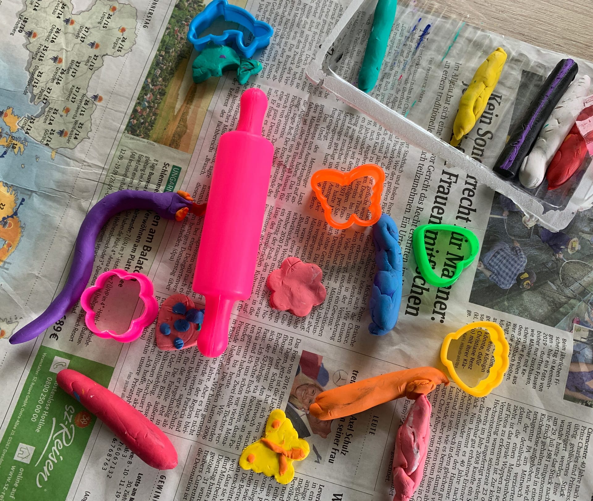 Kneten und Künstler