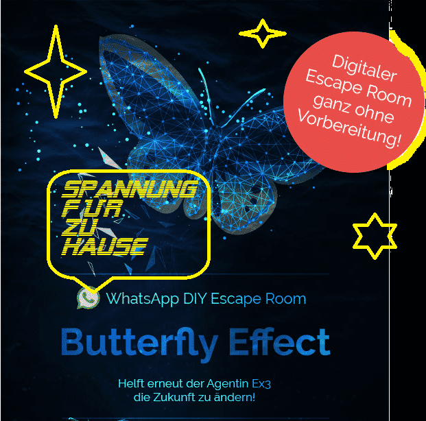 5 beliebte Escape Games für zu Hause 6 DIY Escape Room Spiel Butterfly Effect für zu Hause