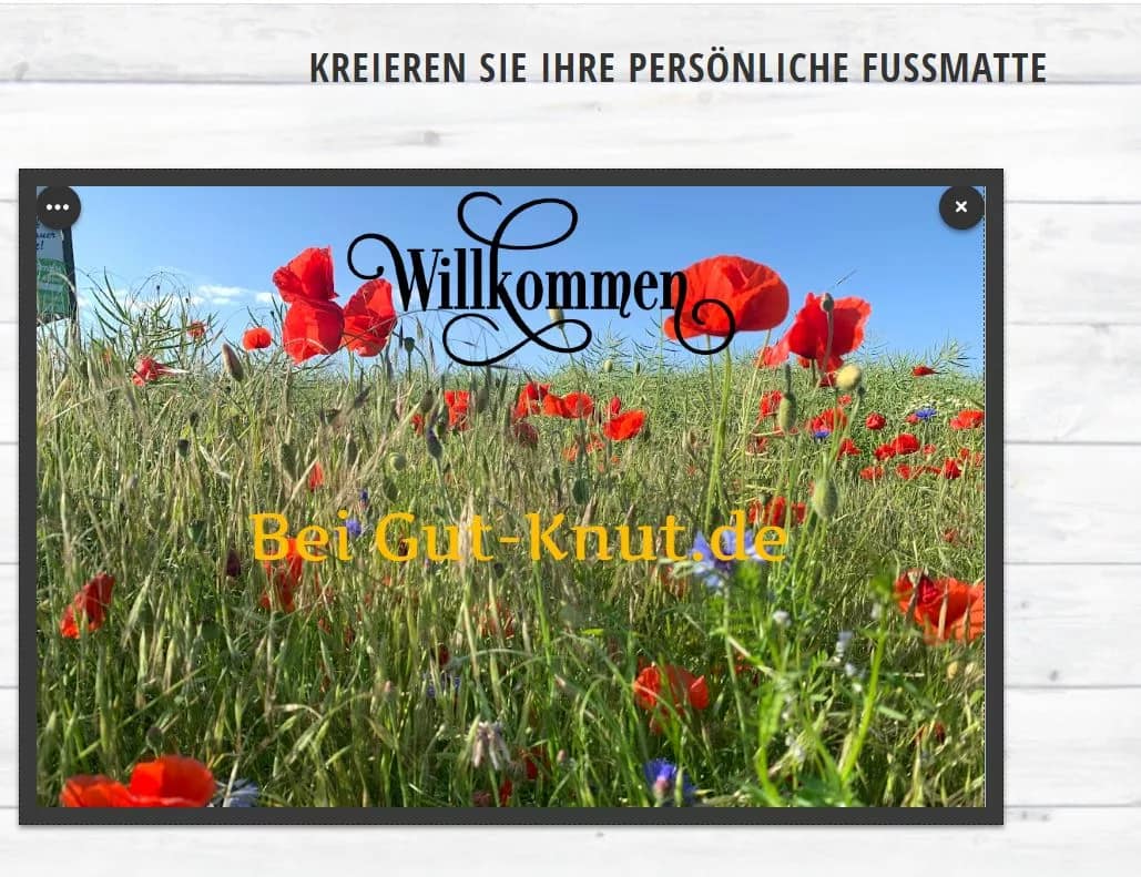 Dein Geschenk zum Vatertag 11 Eigene Fussmatte