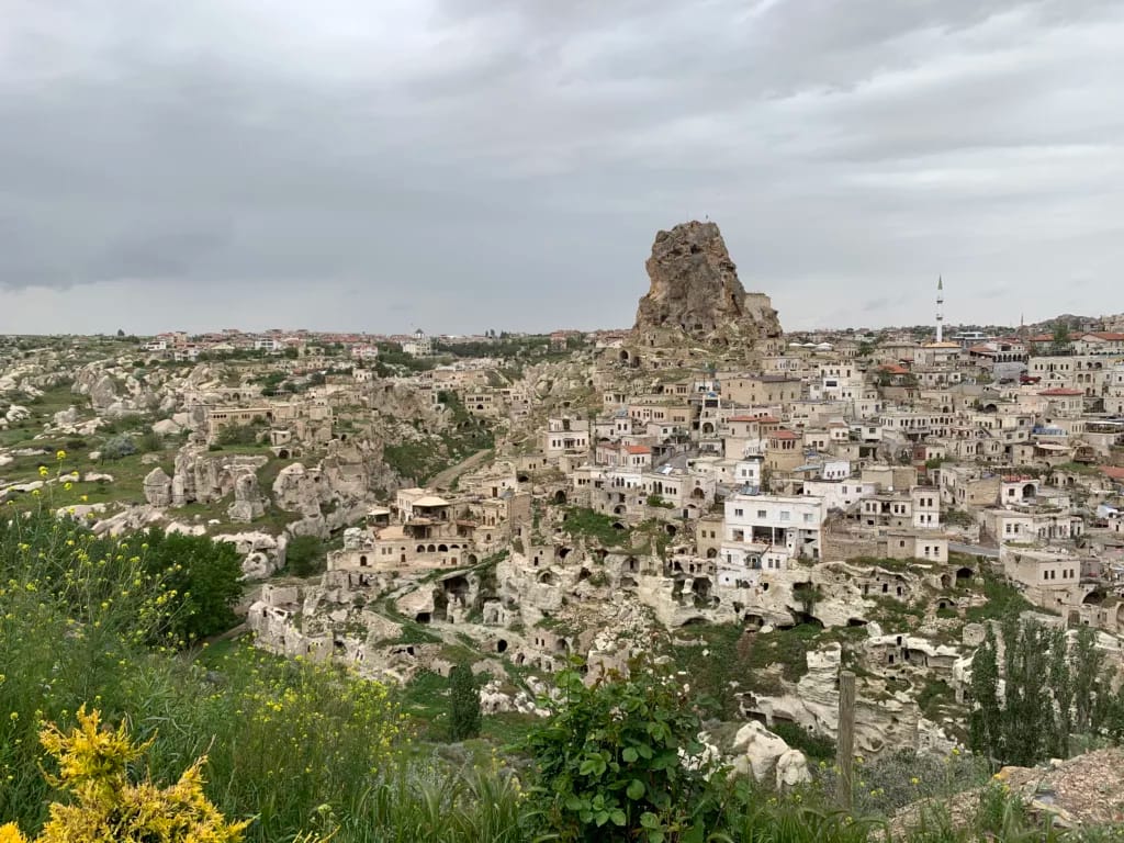 Meine Ballonfahrt in Kappadokien - Video 3 Blick auf Göreme