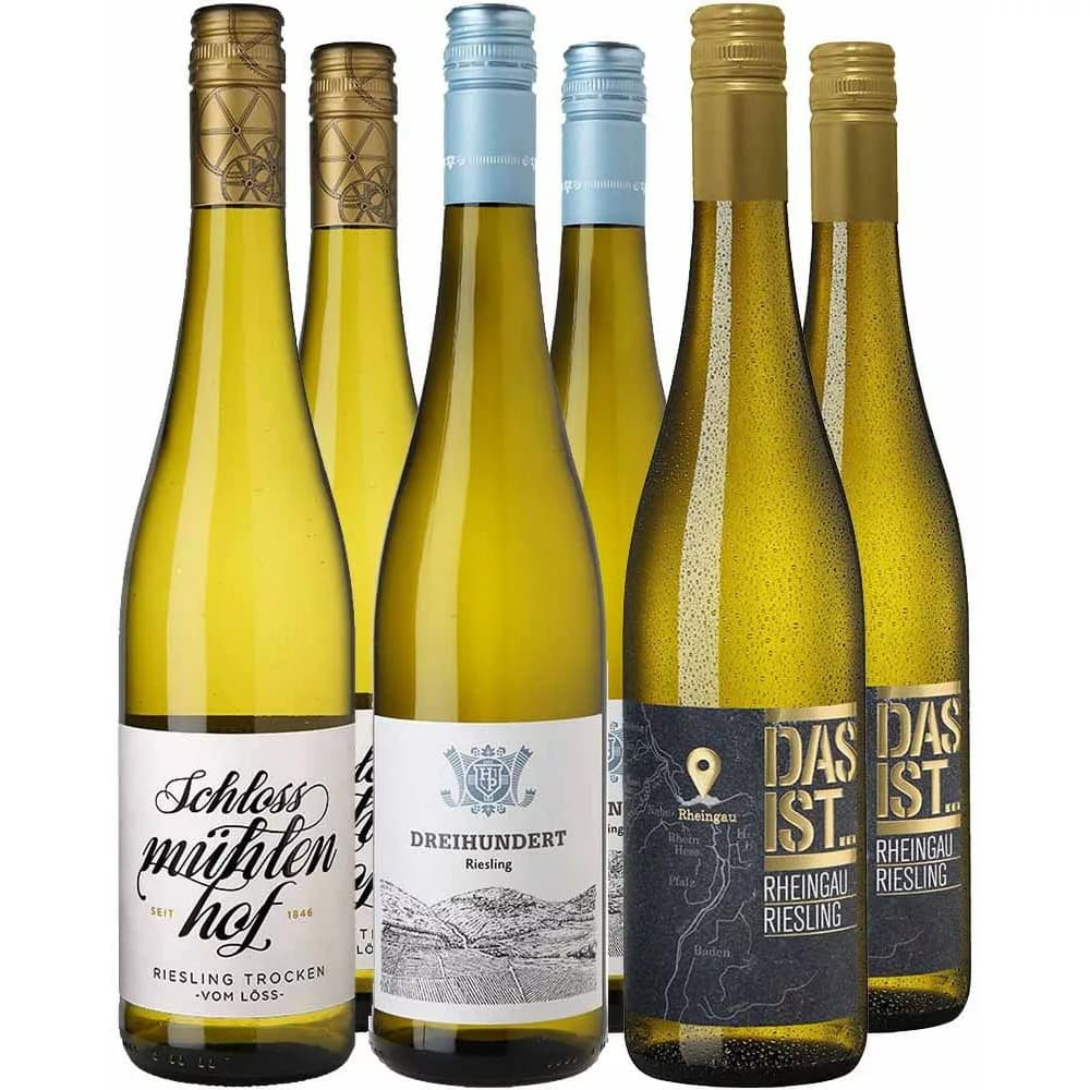 Warum es lohnt Weinpakete zu kaufen 6 Riesling Entdeckerpaket - Lieblinge